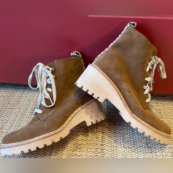 dolce vita Shoes - NWOT DOLCE VITA s8.5 suede boots-a few studs around sole missing-see last pic